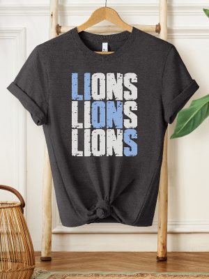 Lions Shirt Football Lover Shirt Lions Gift Tee Fan Shirt Game Day Tee Shirt Unique revetee 5