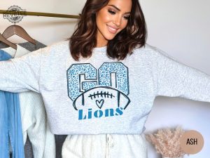 Detroit Football Team Sweatshirt Detroit Sports Sweatshirt Detroit Shirt Unique Detroit Lions Nfc North Champions Shirt revetee 2