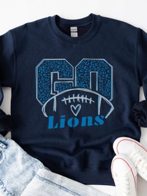 Detroit Football Team Sweatshirt Detroit Sports Sweatshirt Detroit Shirt Unique Detroit Lions Nfc North Champions Shirt revetee 4