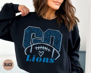 Detroit Football Team Sweatshirt Detroit Sports Sweatshirt Detroit Shirt Unique Detroit Lions Nfc North Champions Shirt revetee 5