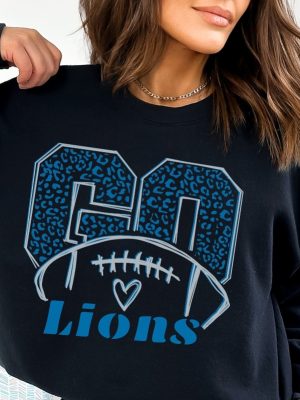 Detroit Football Team Sweatshirt Detroit Sports Sweatshirt Detroit Shirt Unique Detroit Lions Nfc North Champions Shirt revetee 5