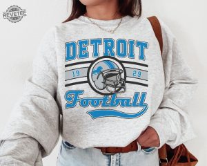 Vintage Detroit Football Crewneck Sweatshirt Lions Sweatshirt Unique Detroit Lions Nfc North Champions Shirt revetee 3