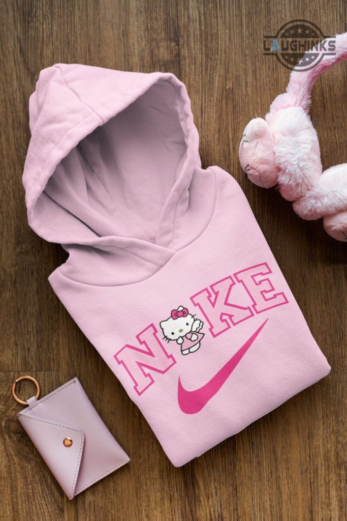 Hello Kitty Nikes Sweatshirt Tshirt Hoodie Mens Womens Kids Swoosh ...