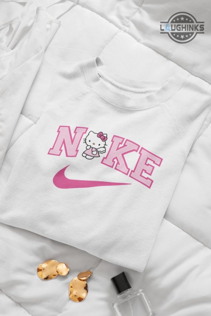 Hello Kitty Nikes Sweatshirt Tshirt Hoodie Mens Womens Kids Swoosh ...