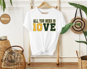 All You Need Is Jordan Love Football Shirt Wisconsin Sweatshirt All You Need Is Love Packers Tshirt 10 Love Hoodie Trendy Shirt giftyzy 5