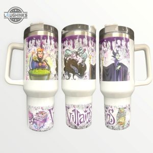 disney villains 40oz quencher tumbler cup 40 oz stainless steel stanley cups dupe with handle laughinks 1
