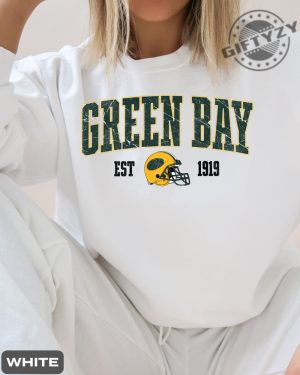 Green Bay Football Vintage Shirt Style Tshirt Retro Green Bay Varsity Crewneck Sweatshirt Green Bay Hoodie Green Bay Fan Shirt giftyzy 3