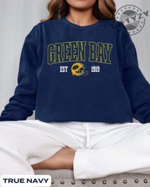 Green Bay Football Vintage Shirt Style Tshirt Retro Green Bay Varsity Crewneck Sweatshirt Green Bay Hoodie Green Bay Fan Shirt giftyzy 6