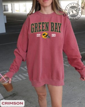 Green Bay Football Vintage Shirt Style Tshirt Retro Green Bay Varsity Crewneck Sweatshirt Green Bay Hoodie Green Bay Fan Shirt giftyzy 7