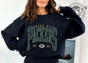 Vintage Green Bay Football Crewneck Sweatshirt Packer Football Tshirt Green Bay Football Hoodie Trendy Shirt giftyzy 2