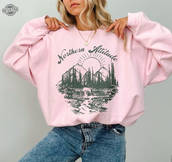 Vintage Stick Season Sweatshirt Northern Attitude Shirt Say Whatever You Feel Be Wherever You Are Folk Music Shirt Country Music Shirt Unique revetee 3