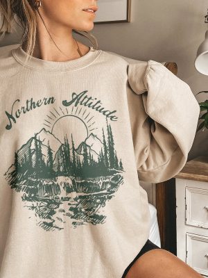 Vintage Stick Season Sweatshirt Northern Attitude Shirt Say Whatever You Feel Be Wherever You Are Folk Music Shirt Country Music Shirt Unique revetee 5