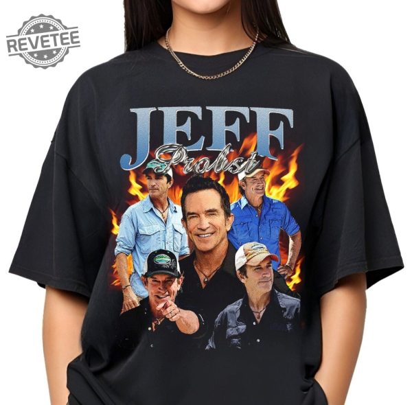 Vintage Jeff Probst Shirt Jeff Probst Presenter Homage Shirt Television Presenter Tee Tv Producer Shirt Retro 90S Fans Tee Gift For Fan Unique revetee 2