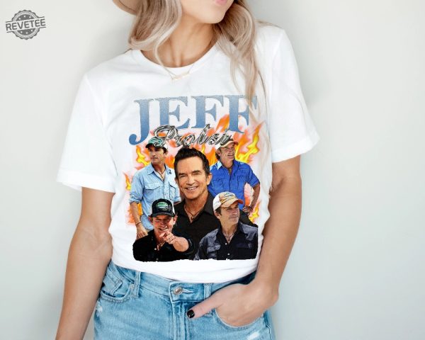 Vintage Jeff Probst Shirt Jeff Probst Presenter Homage Shirt Television Presenter Tee Tv Producer Shirt Retro 90S Fans Tee Gift For Fan Unique revetee 4