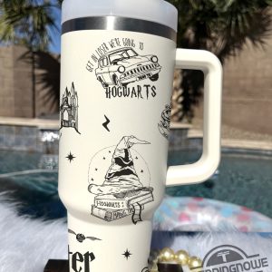 Inspired Harry Potter Wizard Stanley Tumbler 40Oz Wizard Theme Travel Cup Wizard School Tumbler Harry Potter Stanley Cup trendingnowe 3