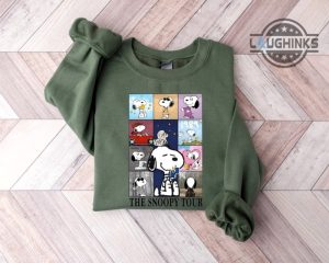 snoopy sweatshirt womens mens the peanuts tshirt hoodie sweater taylor swift eras tour snoopy shirts dog swiftie eras crewneck tee lover midnights folklore 1989 gift laughinks 1