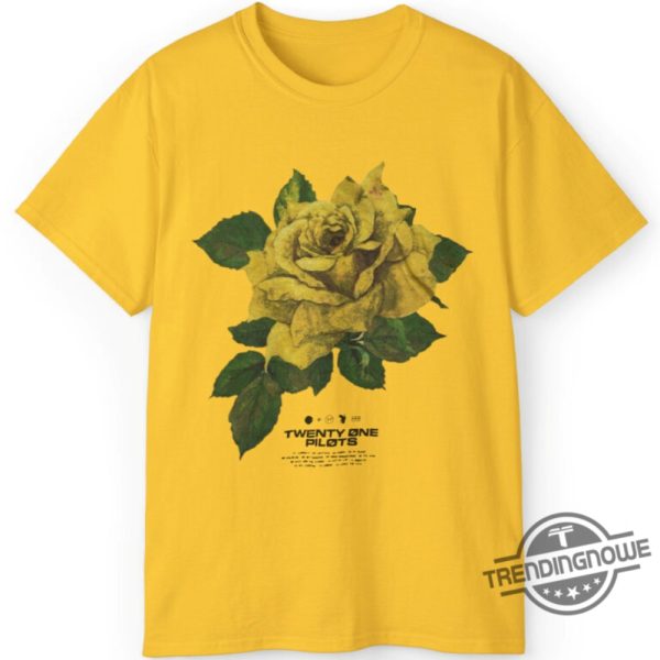 21 Pilots Yellow Flower Shirt 21 Pilots Flower Shirt Hot Topic 21 Pilots Shirt Flower trendingnowe.com 1