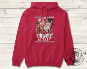 Thank You Coach Nick Saban Alabama Football Shirt Nick Saban Sweatshirt Football Gift Unisex Tshirt Trendy Hoodie Nick Saban Football 90S Fan Shirt giftyzy 2