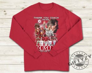 Thank You Coach Nick Saban Alabama Football Shirt Nick Saban Sweatshirt Football Gift Unisex Tshirt Trendy Hoodie Nick Saban Football 90S Fan Shirt giftyzy 3