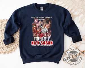 Thank You Coach Nick Saban Alabama Football Shirt Nick Saban Sweatshirt Football Gift Unisex Tshirt Trendy Hoodie Nick Saban Football 90S Fan Shirt giftyzy 6