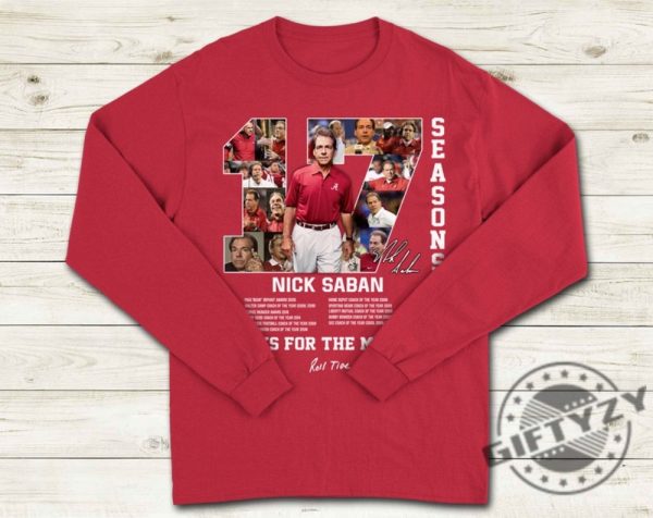 Thank You Coach Nick Saban Shirt Alabama Football Roll Tide Tshirt Unisex Hoodie Nick Saban Sweatshirt Trendy Shirt giftyzy 4