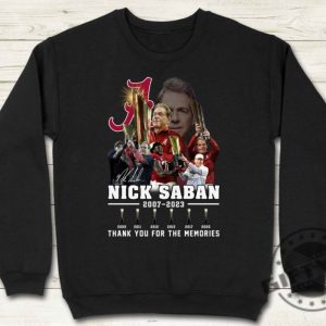 Alabama Football Roll Tide Shirt Thank You Coach Nick Saban Tshirt Unisex Classic Fit Hoodie Nick Saban Football Sweatshirt Trendy Shirt giftyzy 3