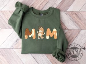 Bluey Cool Mom Club Shirt In My Bluey Mom Era Tshirt Bluey Mom Sweatshirt Bluey Chilli Heeler Hoodie Bluey Mum Gift giftyzy 2