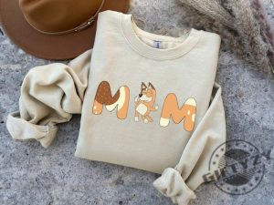 Bluey Cool Mom Club Shirt In My Bluey Mom Era Tshirt Bluey Mom Sweatshirt Bluey Chilli Heeler Hoodie Bluey Mum Gift giftyzy 5