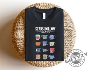 Stars Hollow Mugs Shirt Lukes Coffee Sweater Lukes Diner Hoodie Mugs Of Stars Hollow Annual Events Tshirt Trendy Shirt giftyzy 3