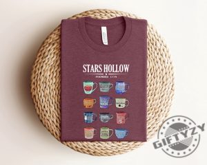 Stars Hollow Mugs Shirt Lukes Coffee Sweater Lukes Diner Hoodie Mugs Of Stars Hollow Annual Events Tshirt Trendy Shirt giftyzy 5