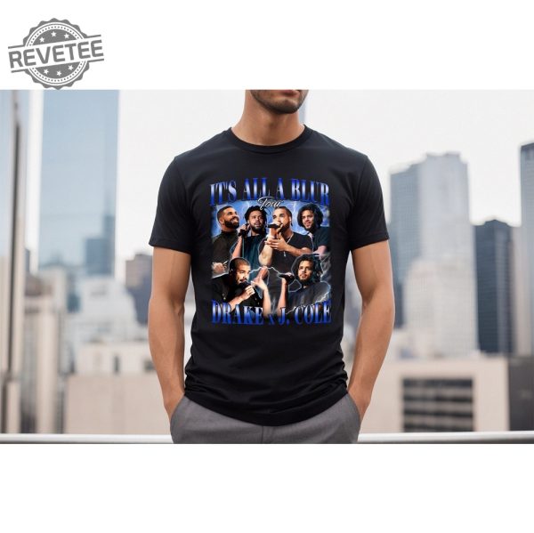 Drake J Cole Big As The What Tour 2024 Shirt Drake J Cole Its All Blur Tour Shirt Rap Music Tour Drake Fan Shirt J Cole Concert Shirt Unique revetee 4