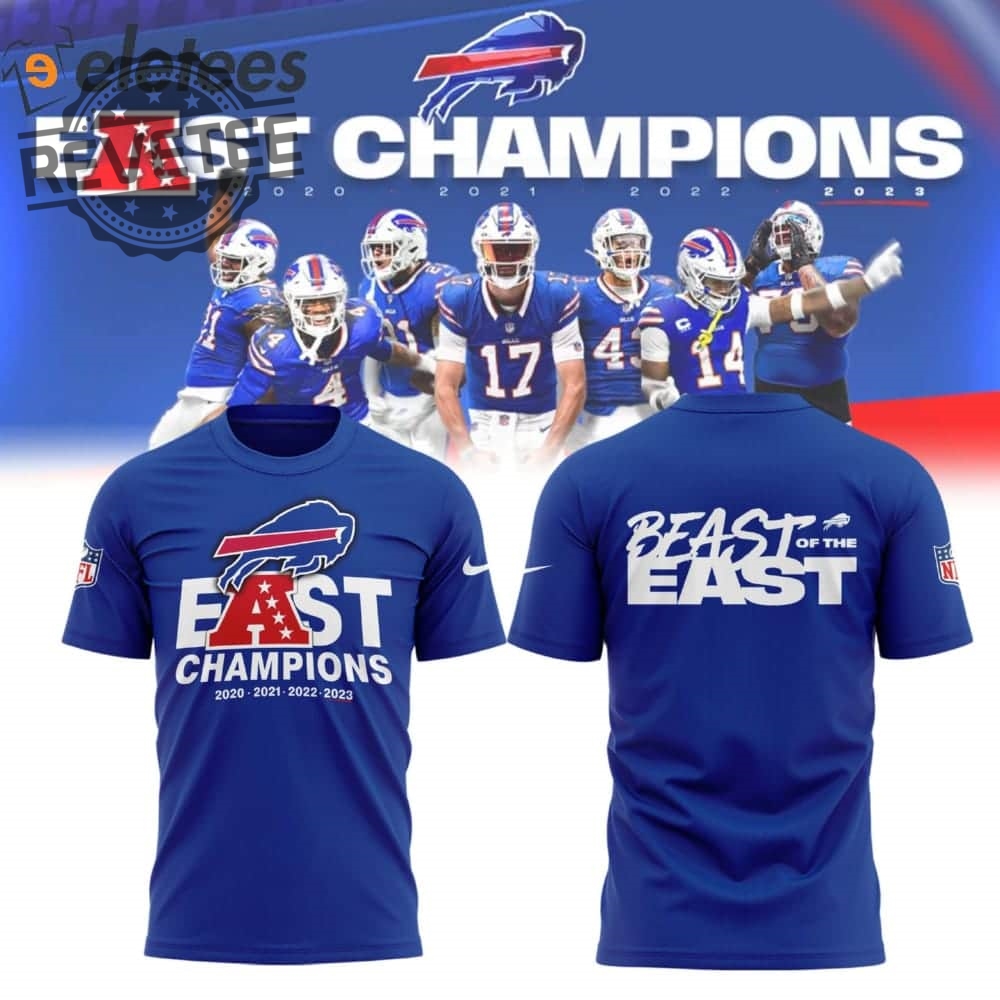 Bills Afc East Champions 2023 3D Shirt Beast Of The East Unique