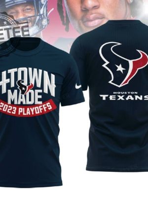 Texans H Town Made 2023 Playoffs 3D Hoodie Unique revetee 2