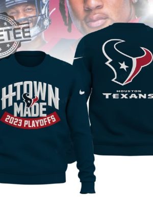 Texans H Town Made 2023 Playoffs 3D Hoodie Unique revetee 3 1