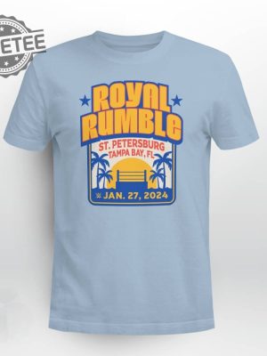 Unique Royal Rumble 2024 St Petersburg Florida T Shirt revetee 3