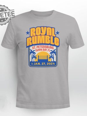 Unique Royal Rumble 2024 St Petersburg Florida T Shirt revetee 4