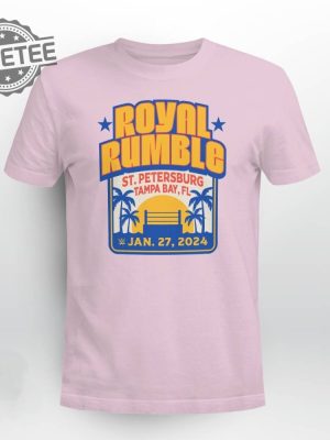 Unique Royal Rumble 2024 St Petersburg Florida T Shirt revetee 6