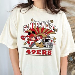 mickey 49ers shirt sweatshirt hoodie mens womens funny mickey mouse football san francisco 49ers crewneck tee disney sf 49ers nfl tshirt laughinks 6