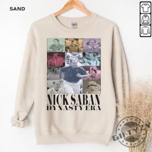 Vintage Nick Saban Dynasty Eras Tour Shirt Alabama Football Hoodie Vintage Roll Tide Tshirt Unisex Sweatshirt Nick Saban Football 90S Fan Gift giftyzy 4