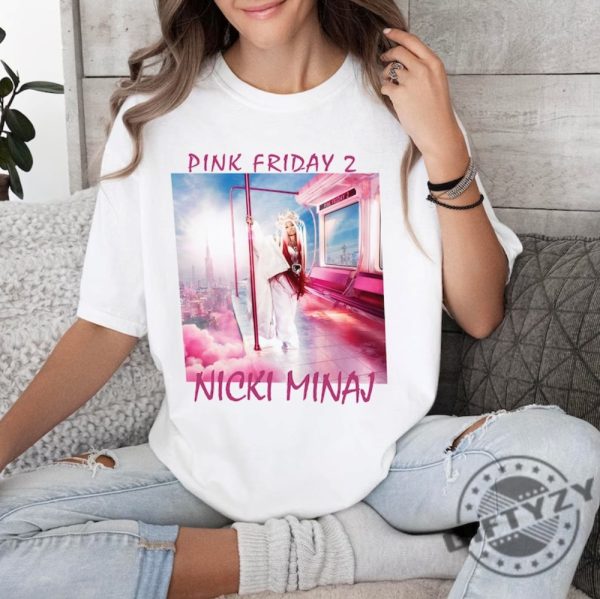 Nicki Minaj Fan Shirt Inspired Bootleg Tshirt Pink Friday Tribute Hoodie Starships Fly Sweatshirt Barbie Dreams Shirt giftyzy 1