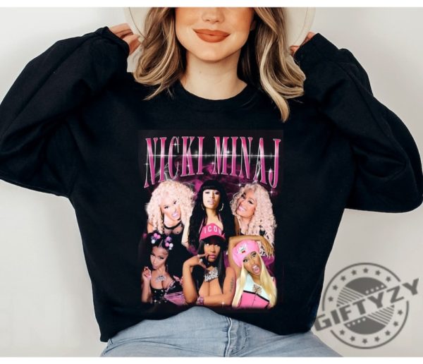 Nicki Minaj Shirt Nicki Minaj Fan Tshirt Nicki Minaj Hoodie Tour 2024 Sweatshirt Nicki Minaj Gift For Fan Rapper Homage Graphic Shirt giftyzy 2