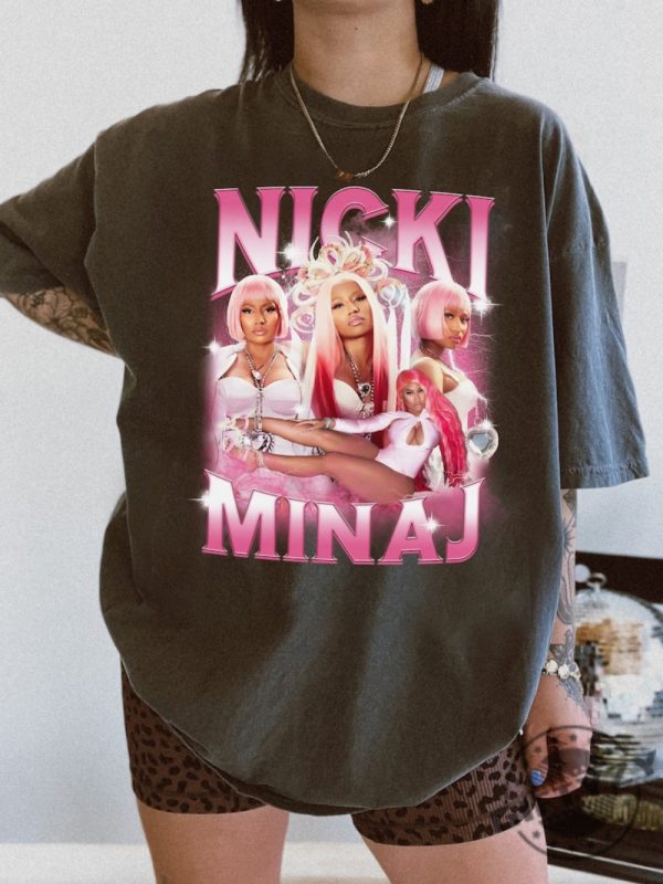 Nicki Minaj Shirt Nicki Minaj Fan Hoodie Nicki Minaj Unisex Tshirt Nicki Minaj Crew Sweatshirt Nicki Minaj Fan Gift giftyzy 2