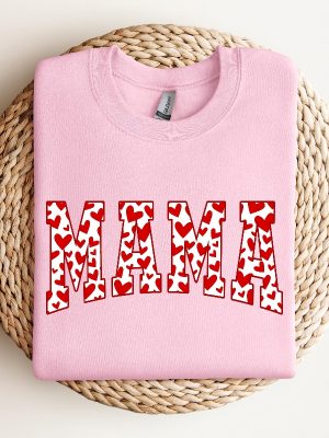 Mama Valentines Heart Valentines Day Shirt Valentines Day Shirts For Woman Latte Valentine Shirt Valentines Day Gift Valentines Mom Gift Unique revetee 3