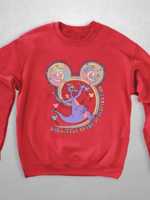 One Little Spark Of Inspiration Figment Dragon Customized Personalized Sweatshirt Shirt Hoodie Gifts For Friends Gifts For Family Unique revetee 4