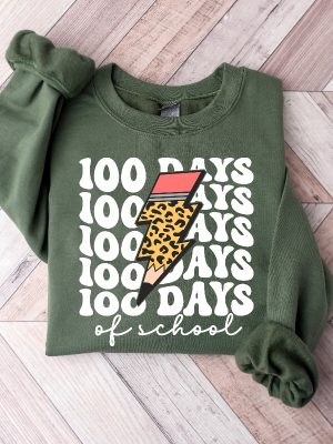 100 Days Of School Shirt School Shirt 100Th Day School Shirt School Shirt 100 Days Celebration Teacher Shirt Teacher 100 Days Shirt Unique revetee 4