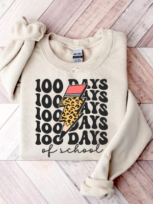 100 Days Of School Shirt School Shirt 100Th Day School Shirt School Shirt 100 Days Celebration Teacher Shirt Teacher 100 Days Shirt Unique revetee 5