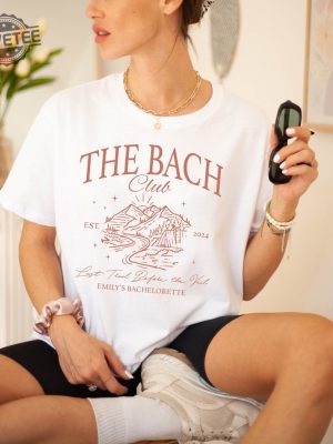 The Bach Club Last Trail Before The Veil Shirt Bachelorette Camp Shirt Future Bride Shirt For Bridal Party Bridesmaid Shirt Unique revetee 2 1