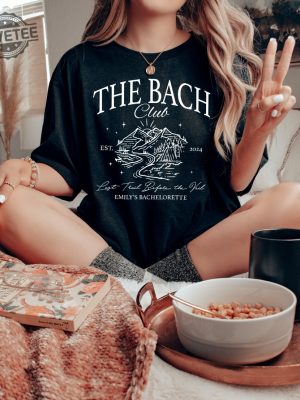 The Bach Club Last Trail Before The Veil Shirt Bachelorette Camp Shirt Future Bride Shirt For Bridal Party Bridesmaid Shirt Unique revetee 3 1