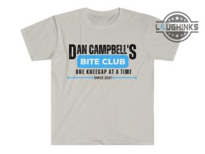 dan campbell t shirt sweatshirt hoodie campbells kneecap shirts detroit lions tee motor city game day bite club one kneecap at a time laughinks 3