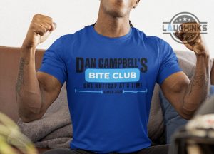 dan campbell t shirt sweatshirt hoodie campbells kneecap shirts detroit lions tee motor city game day bite club one kneecap at a time laughinks 6